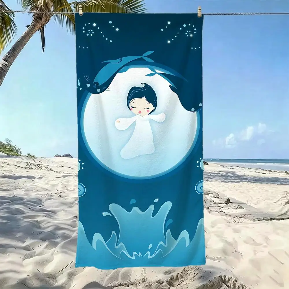 Beautiful-Song of the SeaS Towel Five-Star Hotel Quality Eco-Friendly Ultra Soft Thick Towels & Beach Towels