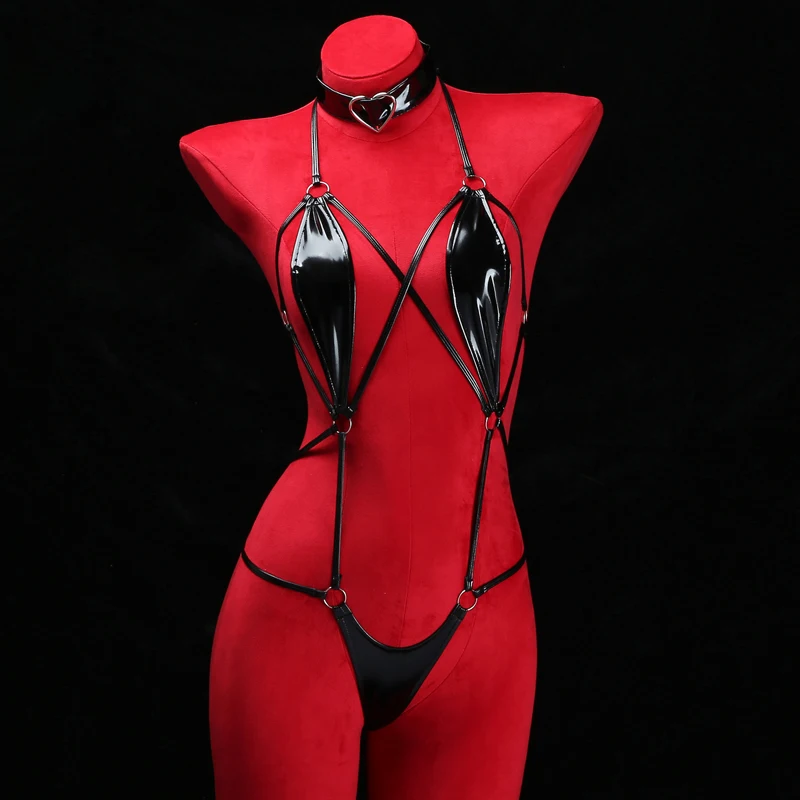 マイクロミニビキニセットセクシーなコスプレ衣装エキゾチックなポールダンスの摩耗エロポルノストリッパー衣装パフォーマンス衣装ビーチスーツ