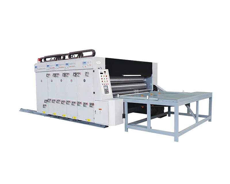 Semi Automatic 2 Color Printer Rs4 Slotter Chain/die Cutting Machine/cartoon Box Printing Machine