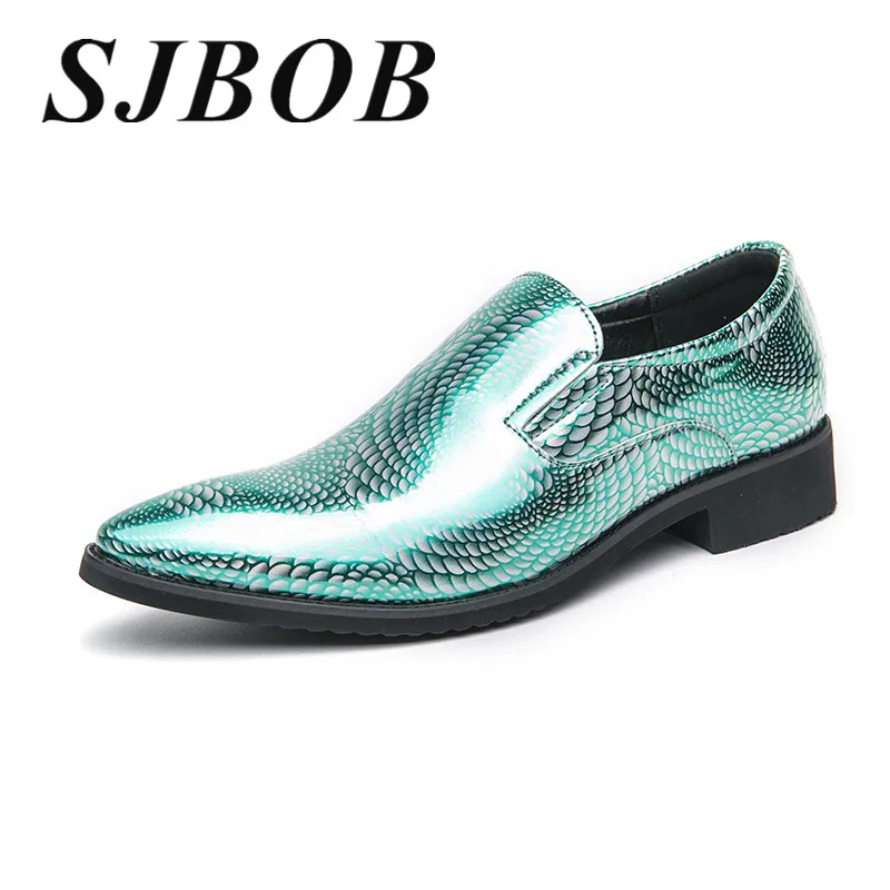 

Зеленые яркие модельные туфли, мужские свадебные туфли с острым носком, лоферы, размеры 38–48, деловые туфли без шнуровки для мужчин, zapatos de hombre