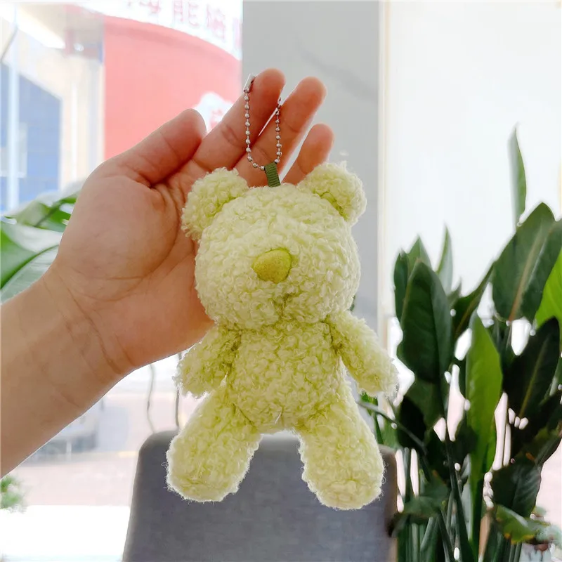 Pendentif petit ours en peluche au beurre, fabrication délicate, jouet en peluche, animaux japonais, BSR