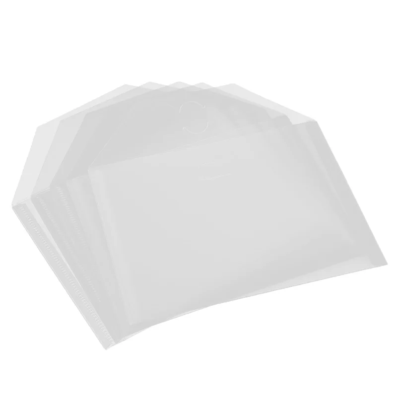 10-teiliges Set, transparente tragbare Aufbewahrungstasche, die zum Aufbewahren organisieren, alle Ihre Metall-Stanzformen, transparente Stempel-Kunststoffschablone
