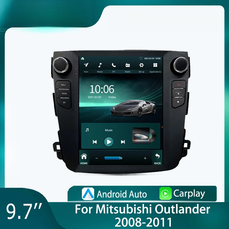 

For Mitsubishi Outlander 2008-2011 Car Multimedia Player Android Car Player GPS WIFI Carplay 4G Car Radio Navigation Stereo
