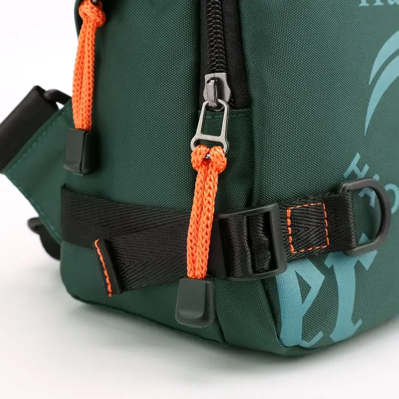 الرجال حقيبة ظهر ذات حمالة عبر الجسم حقائب السفر المشي لمسافات طويلة الرياضة الذكور موضة حقيبة نايلون رسول كتف واحد الصدر حقيبة ظهر