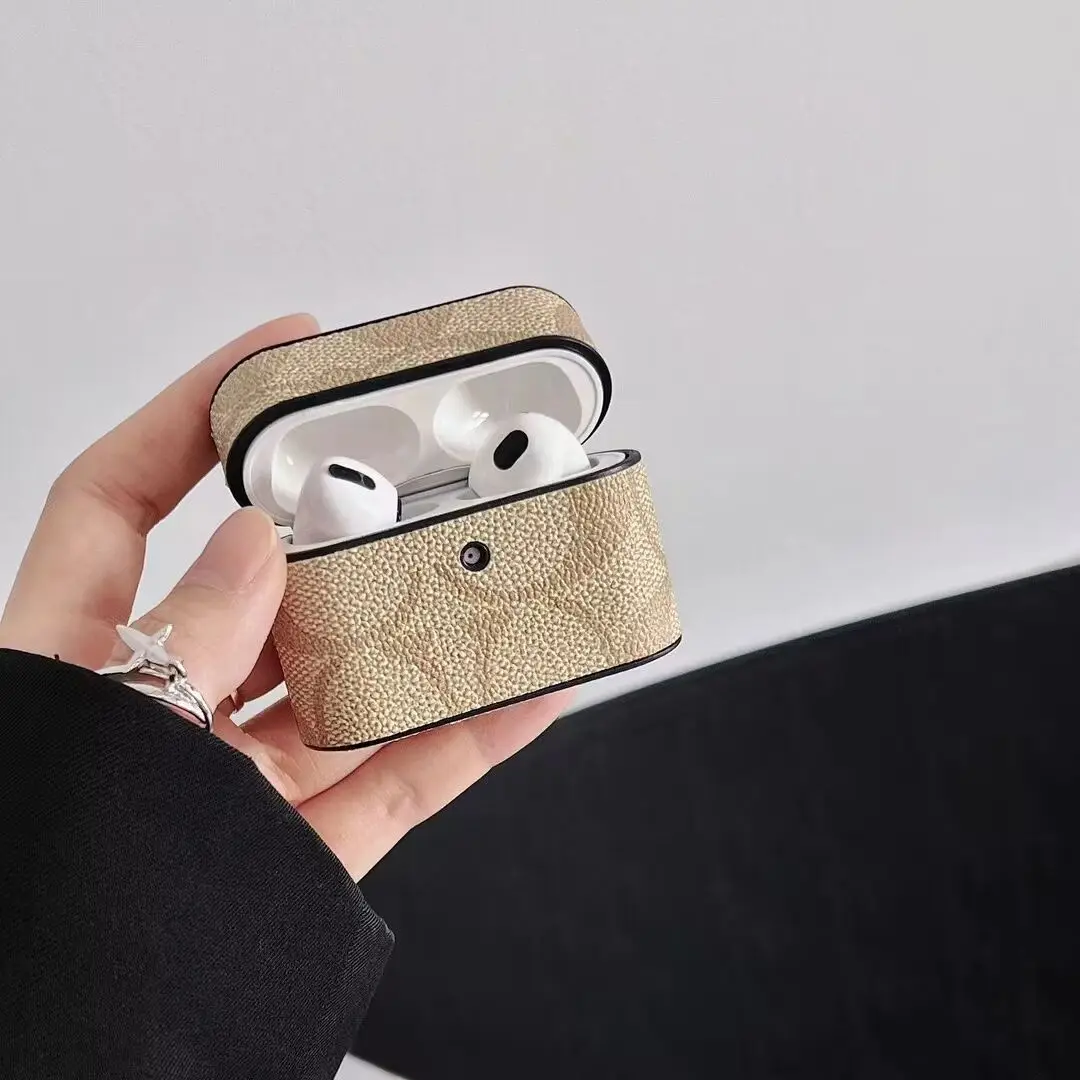 Étui AirPods Pro 2 en cuir PU, design de luxe, mode, housse de protection pour téléphone, sauna