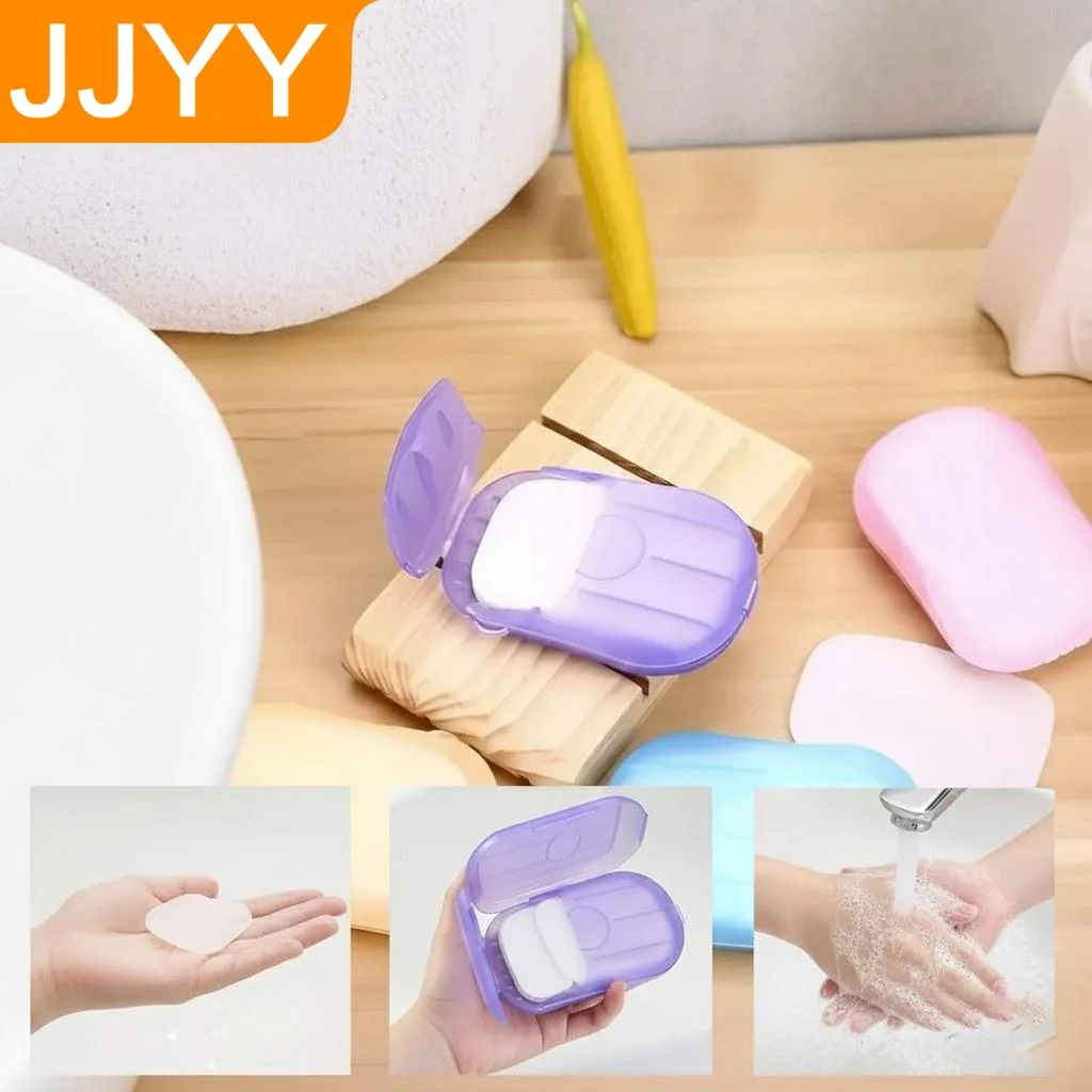 

Portable Travel Size Disposable Scented Hand Soap Sheets Compact Bathroom Essentials Wash Dry Toiletries