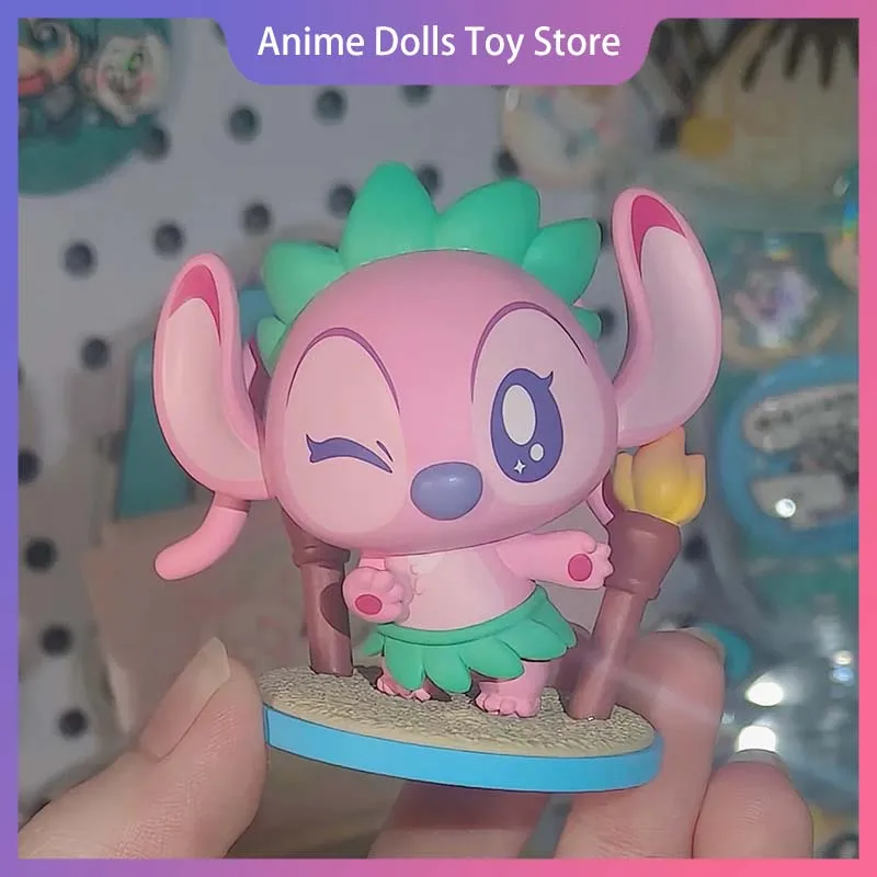 

Genuine Stitch Beach Party Series Blind Box Disney Anime Cartoon Cute Mini Modle Toy Desktop Decoration Collection Birthday Gift