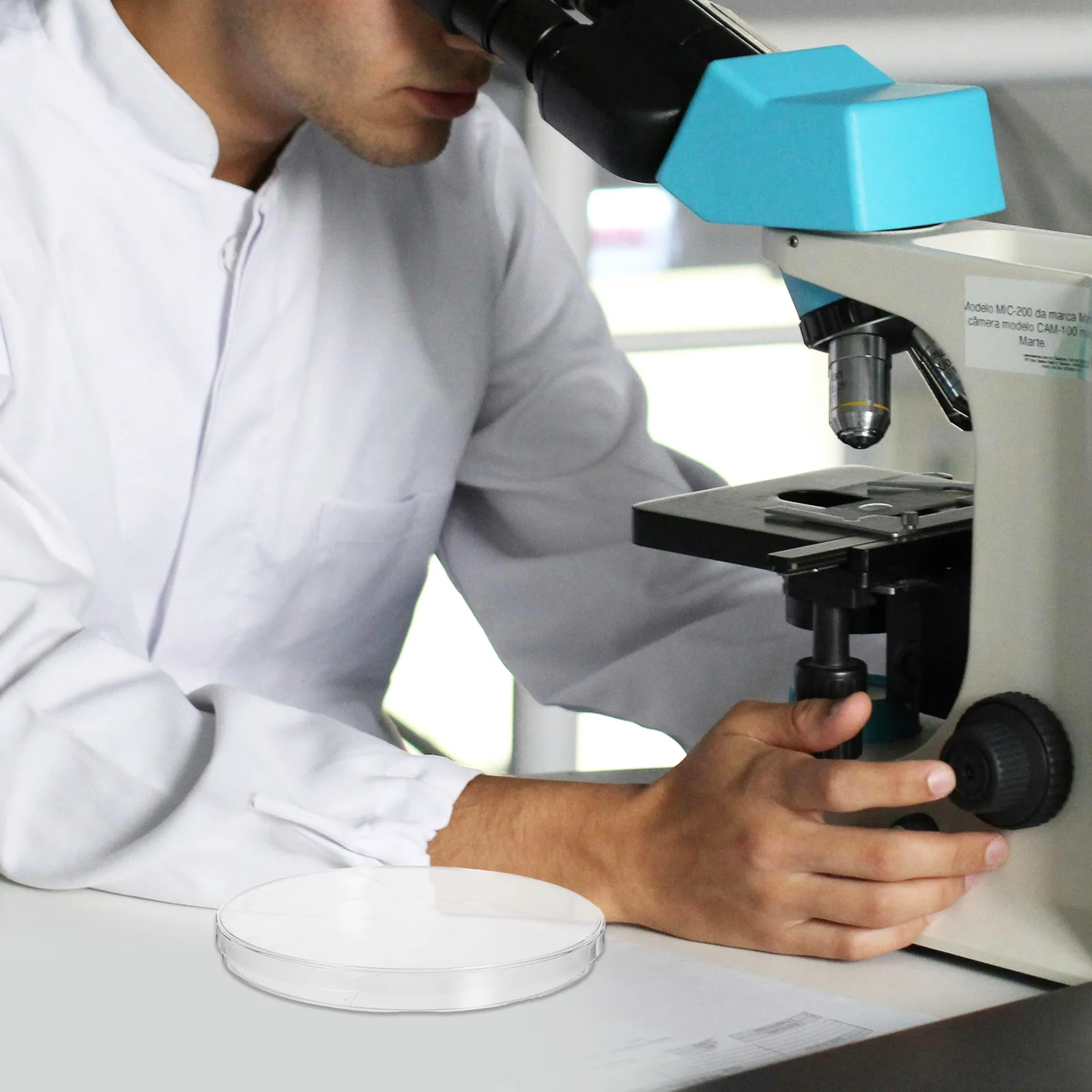 

10Pcs Clear Plastic Petri Dishes 14.3cm X 1.6cm Tissue Culture Plates for Lab Science Experiments Crystal Clarity Sterile