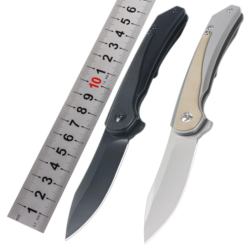 

New Stainless Steel Folding Pocket Knife with G10 Handle Ideal for camping, hiking, and exploration. The perfect gift choice.