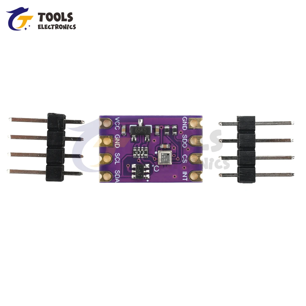 DC 2.0-5.5V High-precision BMP580 Atmospheric Pressure Temperature Sensor Module IIC SPI Compatible with BME280 BMP388