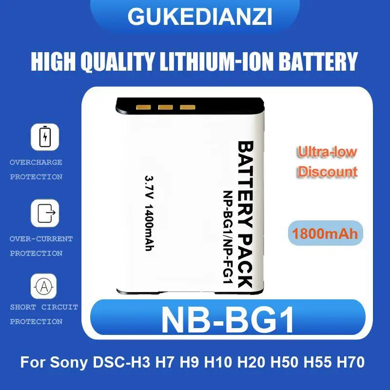 Battery For Sony DSC-T2 T70 T75 T77 T200 T300 NB-BD1 TX1 T90 DSC-H3 H7 H9 H10 H20 H50 H55 H70 S750 S780 S950 S980 W190 W370