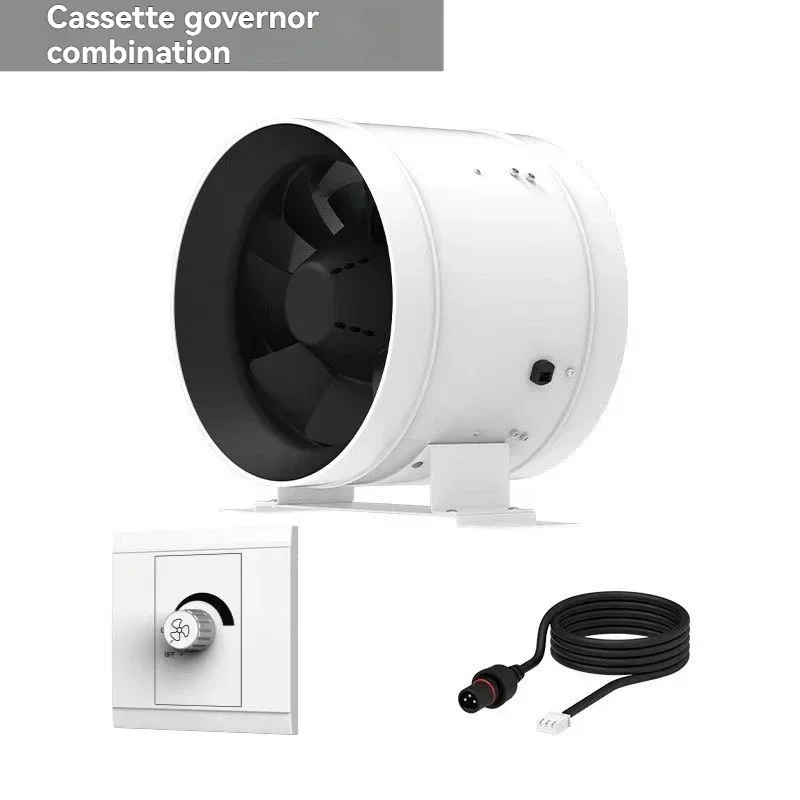 مضمنة قناة مروحة تيار مستمر مروحة محورية متغيرة التردد التحكم نظام التهوية مروحة العادم منخفضة الضوضاء دفعة الضغط تنمو خيمة استخدام #6