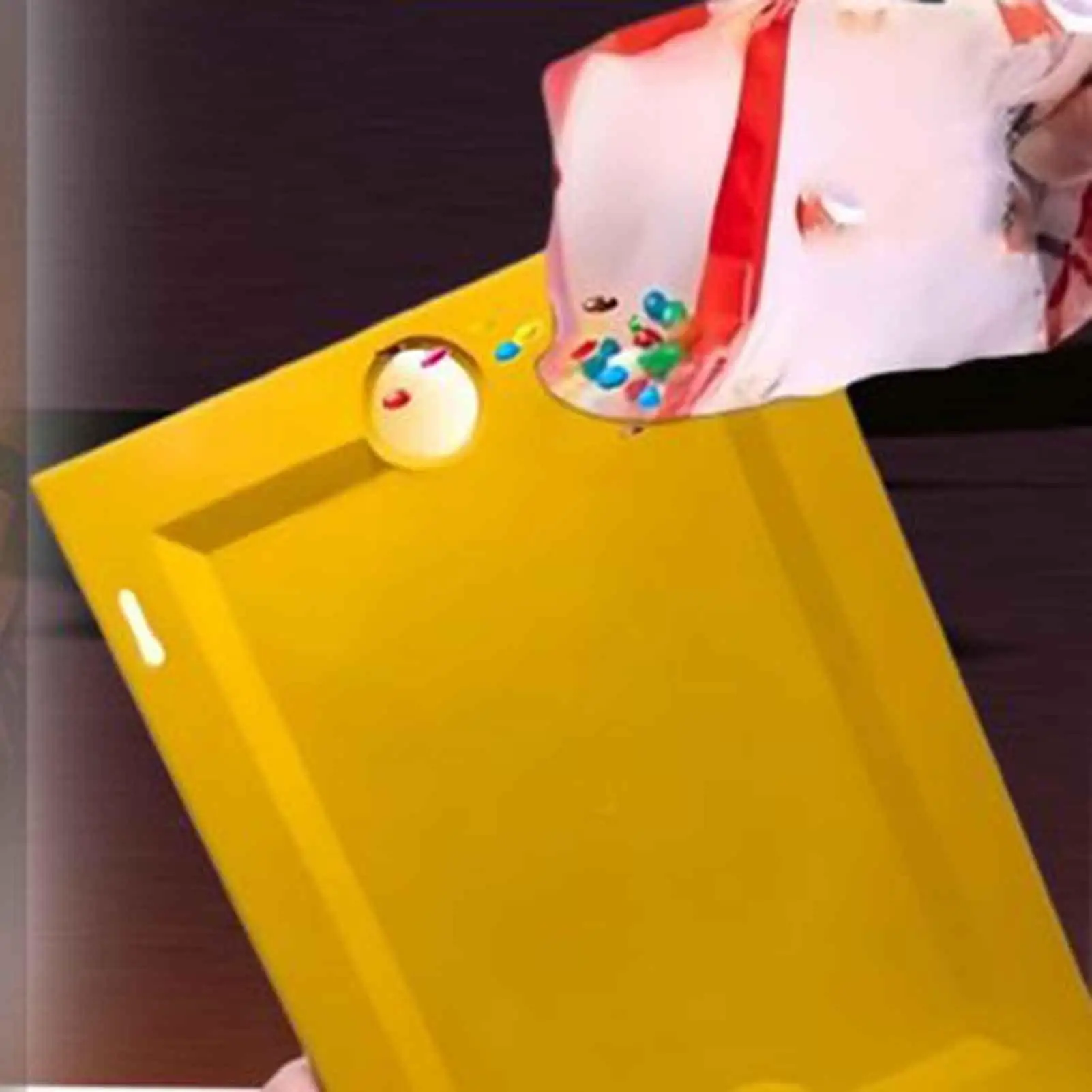 Candy Dispenser Picture Frame Wall Mount Candy Dispenser Hanging Handy Candies Frame Easy Restock Moisture Proof For Holiday