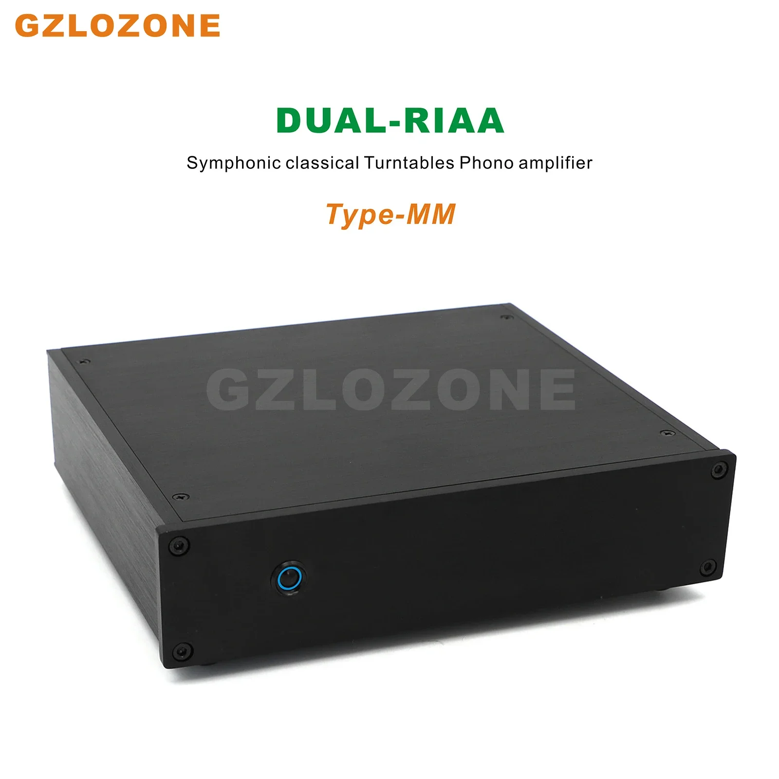 GZLOZONE HIFI الأقراص الدوارة الكلاسيكية السمفونية فونو مكبر للصوت قاعدة على دائرة DUAL RIAA MM