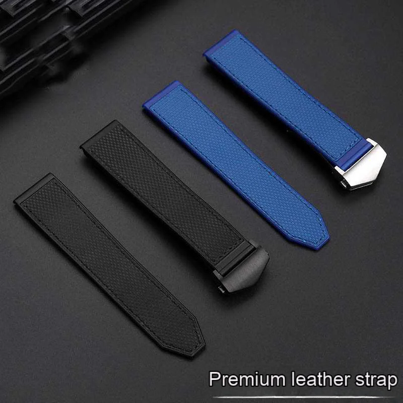 22mm Silicone strap For TAG Heuer Monaco sports strap CBL2182 CBL2184 men\'s watch blue strap TAG rubber bracelet accessory