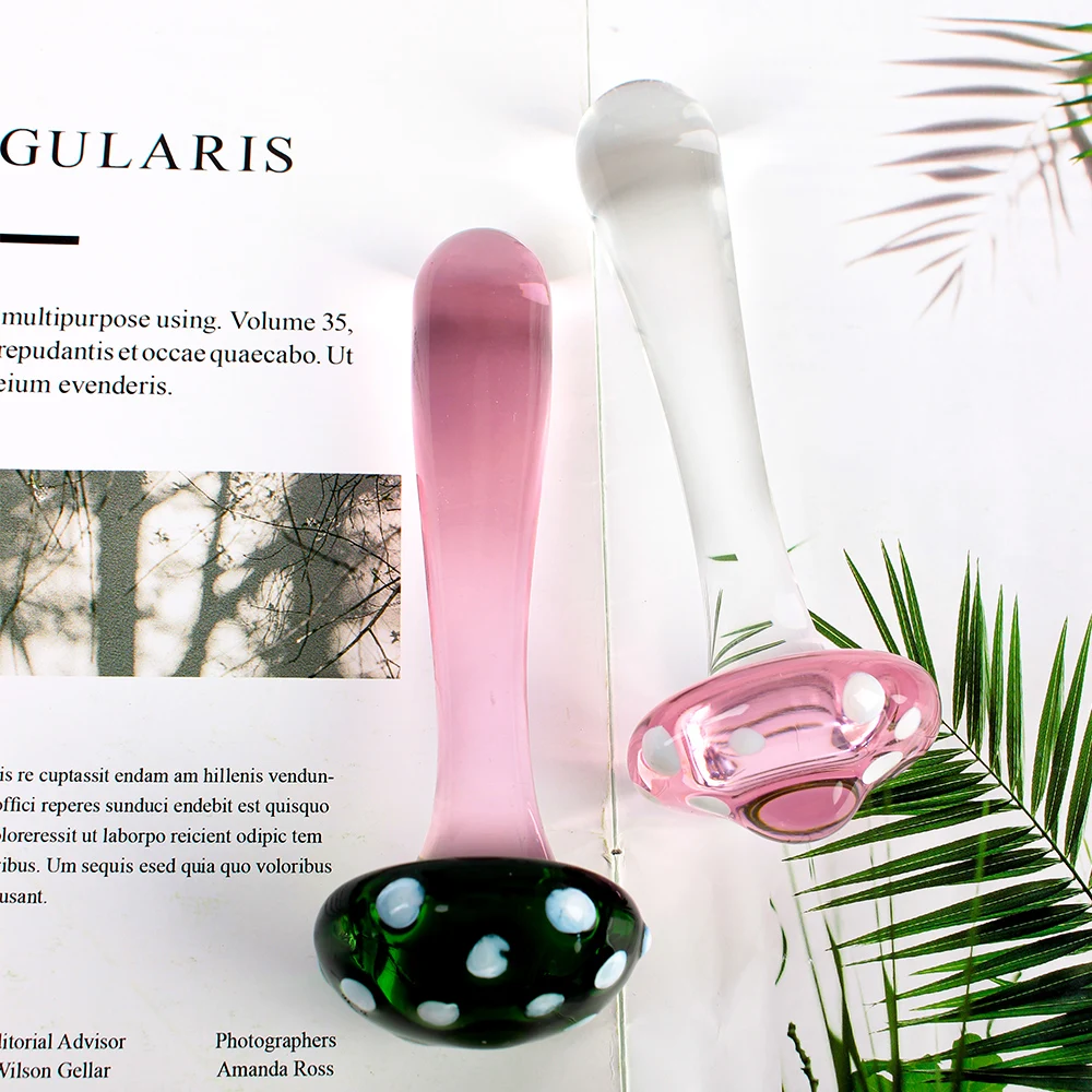 OLO Realistic Dildo Penis Sex Toys for Woman Vaginal Stimulation Dildos Masturbator Crystal Glass Butt Plug Adult Product