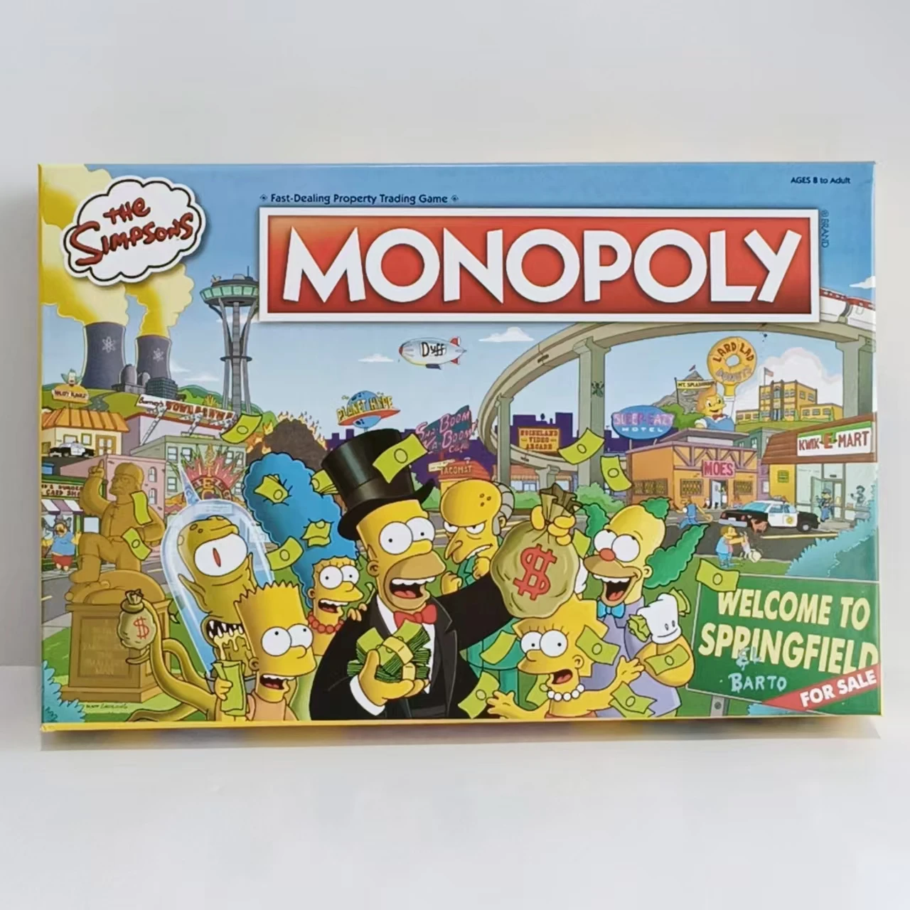 English Version of Monopoly Series Simpsons Board Game Card Party Game Christmas Gift Birthday Gift