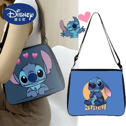 Disney Anime ścieg torba na ramię Kawaii Lilo i ścieg pod pachami opakowanie kreskówka dziewczyna kobieta z nadrukiem pojemna torba