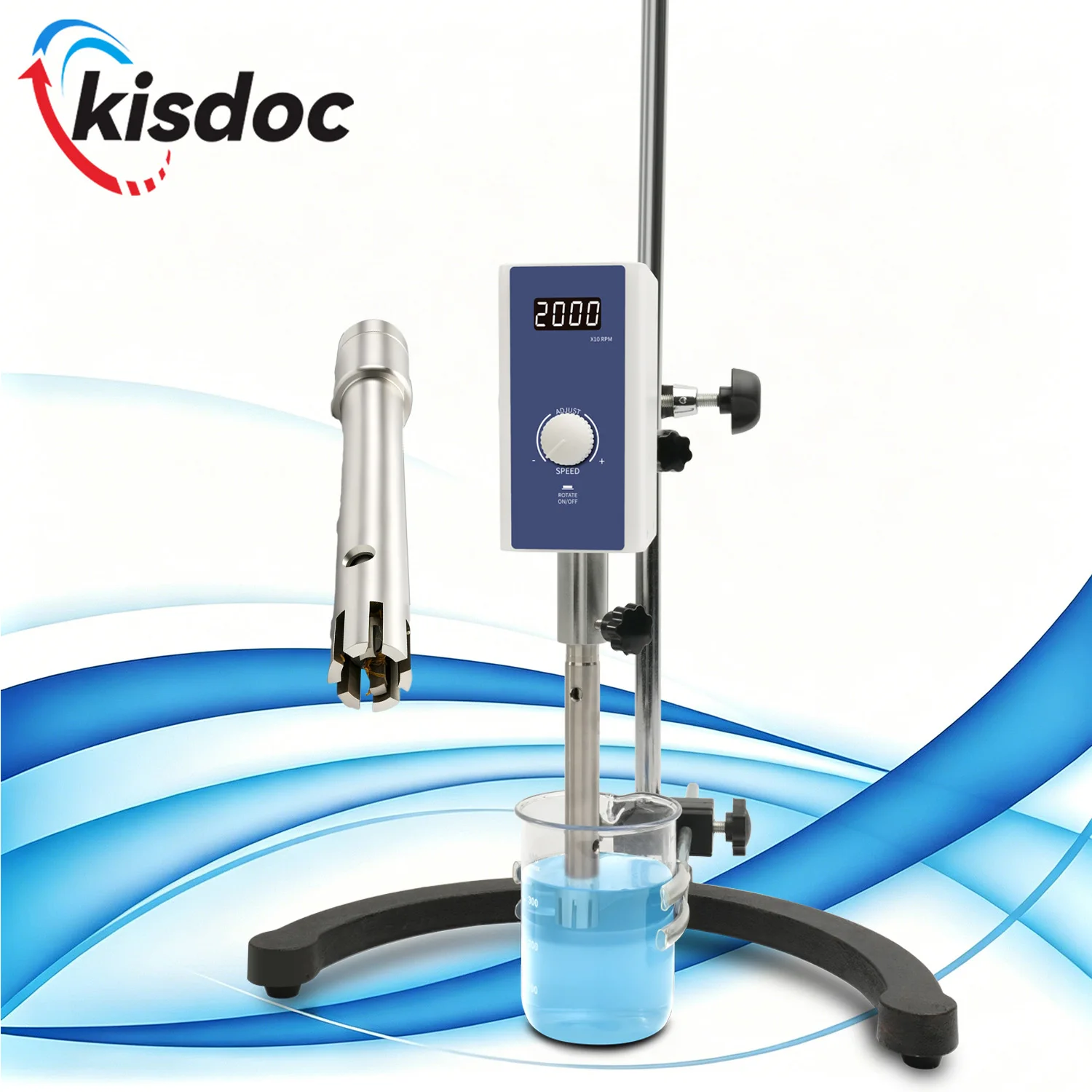 Benchtop Homogenizer Digital Display Lab Disperser Emulsifier for Biological Sample Cosmetic Emulsification