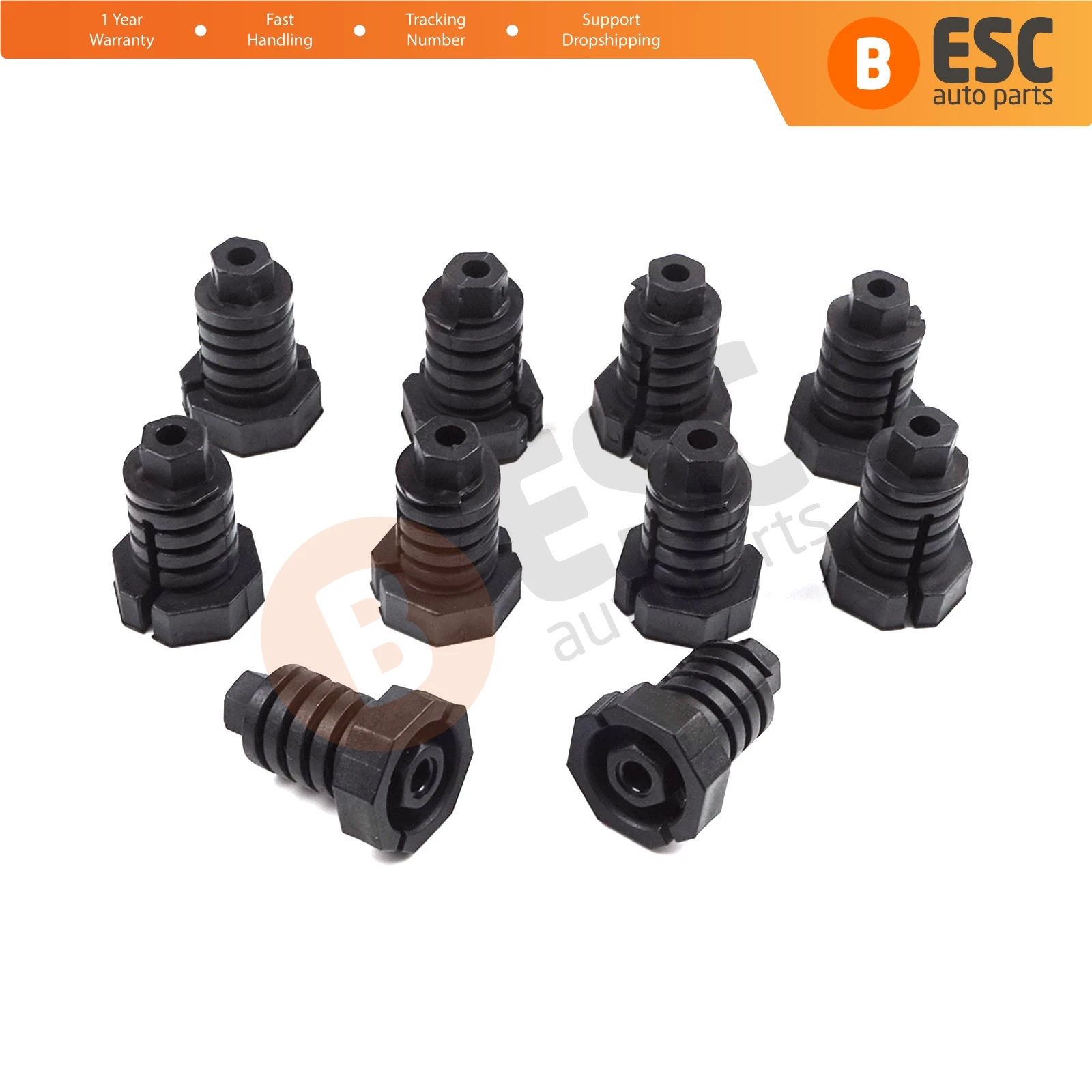 ECF209 10 Pieces Left or Right Headlight Mount Adjusting Adjuster Screw Bolt Fastener 63121387026 for BMW 3 E36 6 E63 E64 Z3 