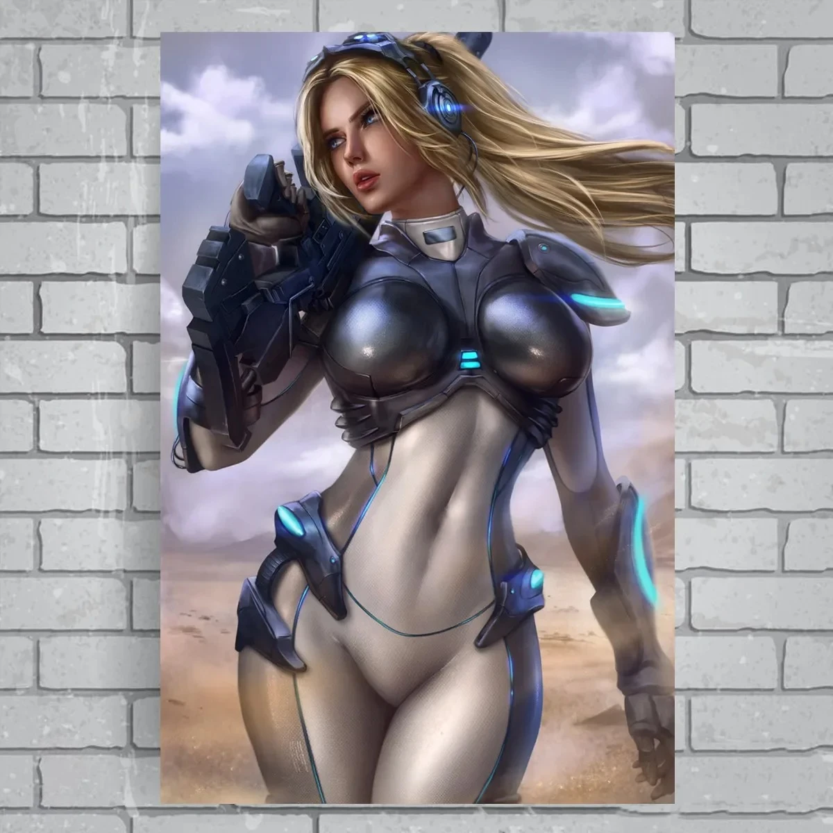 Starcraft Nova & Sarah Kerrigan Canvas Posters, Sexy Sci-Fi Game Character Art Prints, HD Wall Decor for Bedroom & Gaming Room