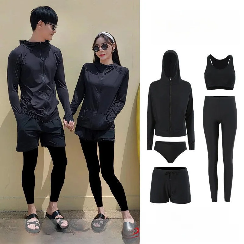 

Костюм для дайвинга Qui Dry: мужской с длинными рукавами и длинными штанами, костюм для плавания, женский костюм для серфинга, теплый костюм для пар