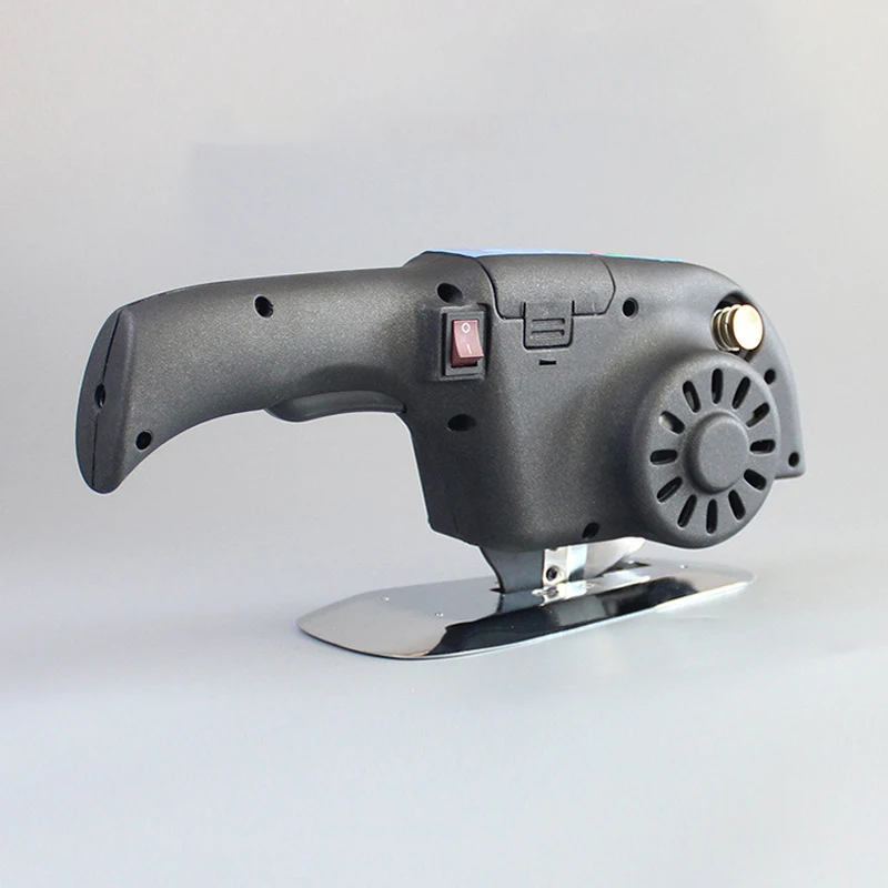 Cuchillo redondo eléctrico sin escobillas de 110V-220V, tijeras eléctricas de sastre de velocidad ajustable, herramientas de corte manual de papel de tela de cuero