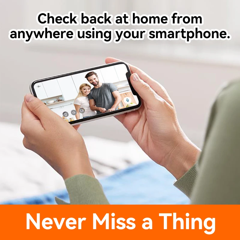 كاميرا Wistino 3MP HD Home Wifi على مدار الساعة 180 °   كشف الحركة المزدوجة بنقرة واحدة، رؤية ليلية كاملة الألوان، كاميرا Tuya CCTV Wifi