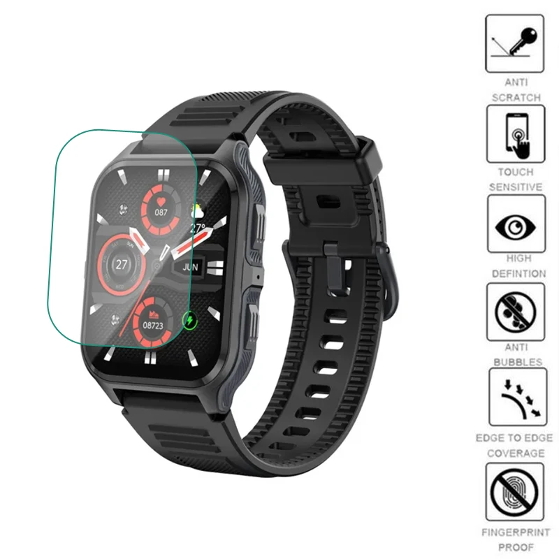 لينة تبو ساعة ذكية غطاء فيلم واقية ، واضح ، حامي شاشة العرض ، اكسسوارات الساعة الذكية ، كولمي P73 ، 5: