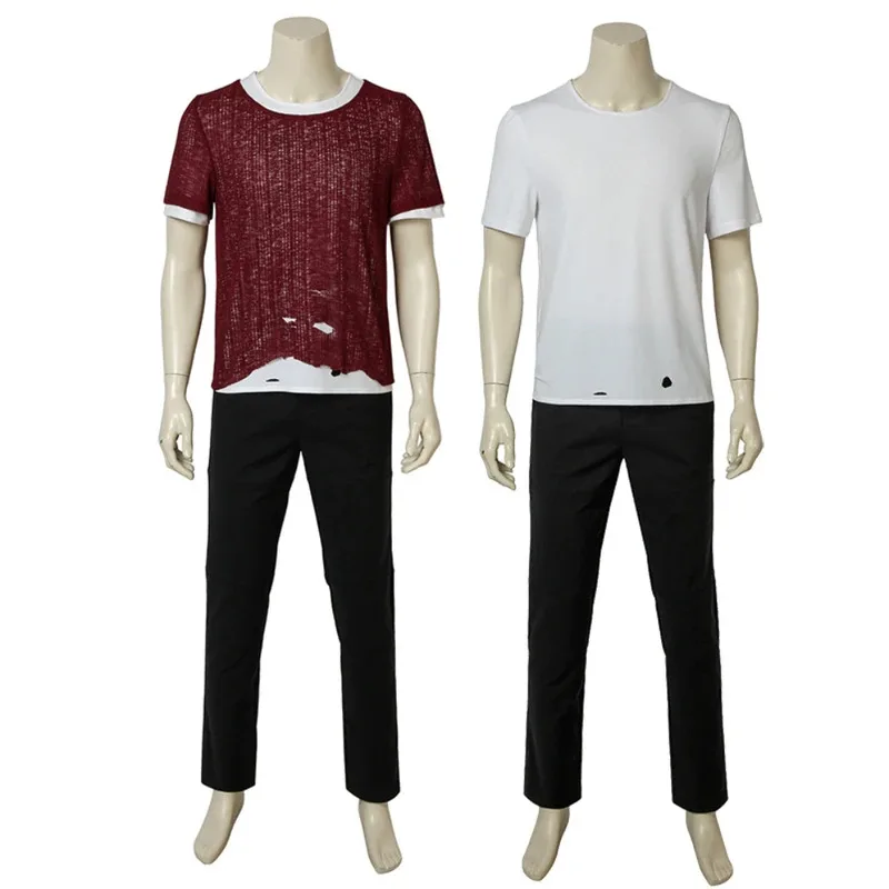 DMC 5 Cosplay Full Set Outfit Demon Hunter Nero Long Jacket Halloween Party Costume Adult Game Carnival Custom Made ir;l5