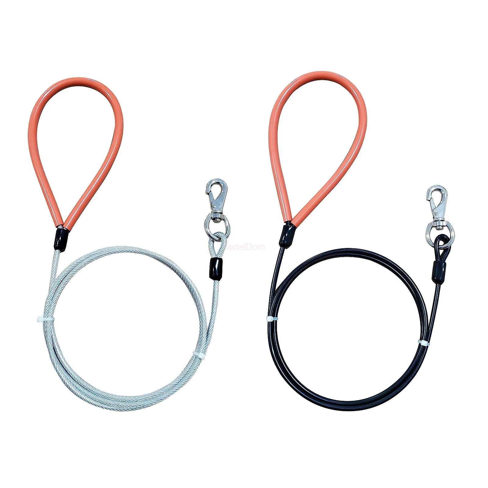 Heavy Duty Dog Leash No Chew Steel Wire Puppy Training Lead Pet Supplies Strong Bite Proof Rope for Large Dogs