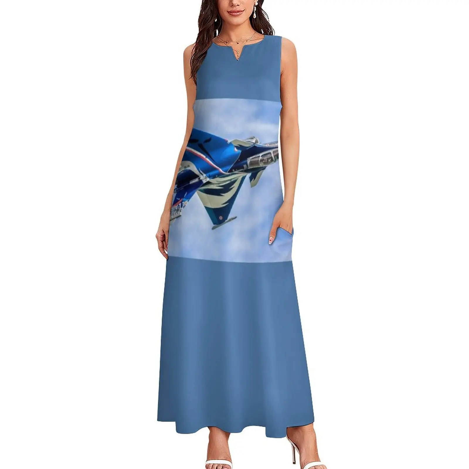Dassault Rafale C 133 4-GL inverted Long Dress Long dress Female clothing elegant chic women dresses promotion dress party night