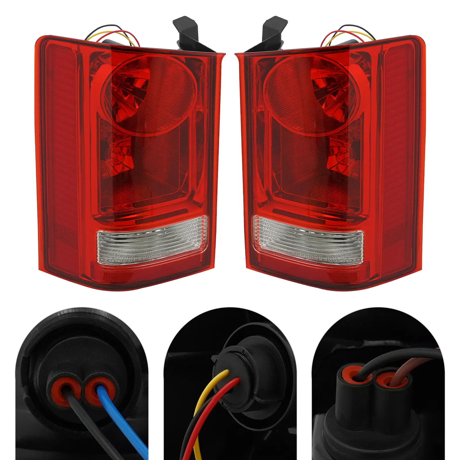 

For 2009-2015 Honda Pilot A Pair Impact-Resistant Halogen Tail Light W/ Turn