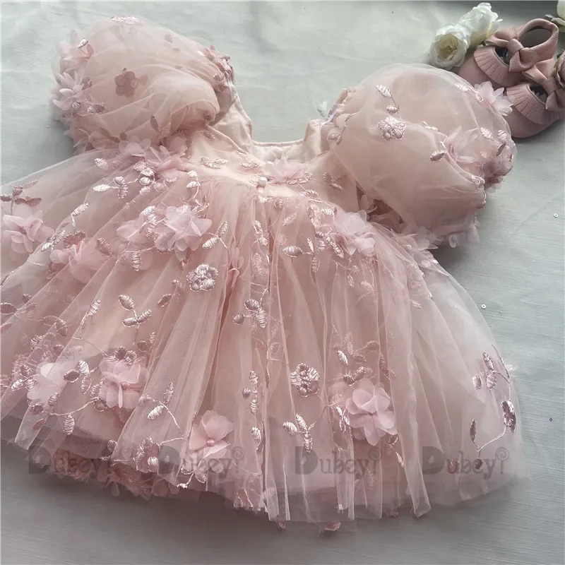 2025 Baby Girls Birthday Dress 3D Flowers Embroidery Children Dust Pink Toddler Fairy Princess Clothing Ins Fashion Vestidos - AliExpress 1501 2025 Baby Girls Birthday Dress 3D Flowers Embroidery Children Dust Pink Toddler Fairy Princess Clothing Ins Fashion Vestidos - AliExpress 1501