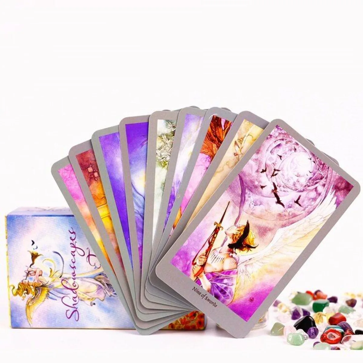 Shadowscapes Tarot Card | Big Size 12*7 cm | Fortune Telling Game | Divination Cards | with Paper Guide Book English Version |