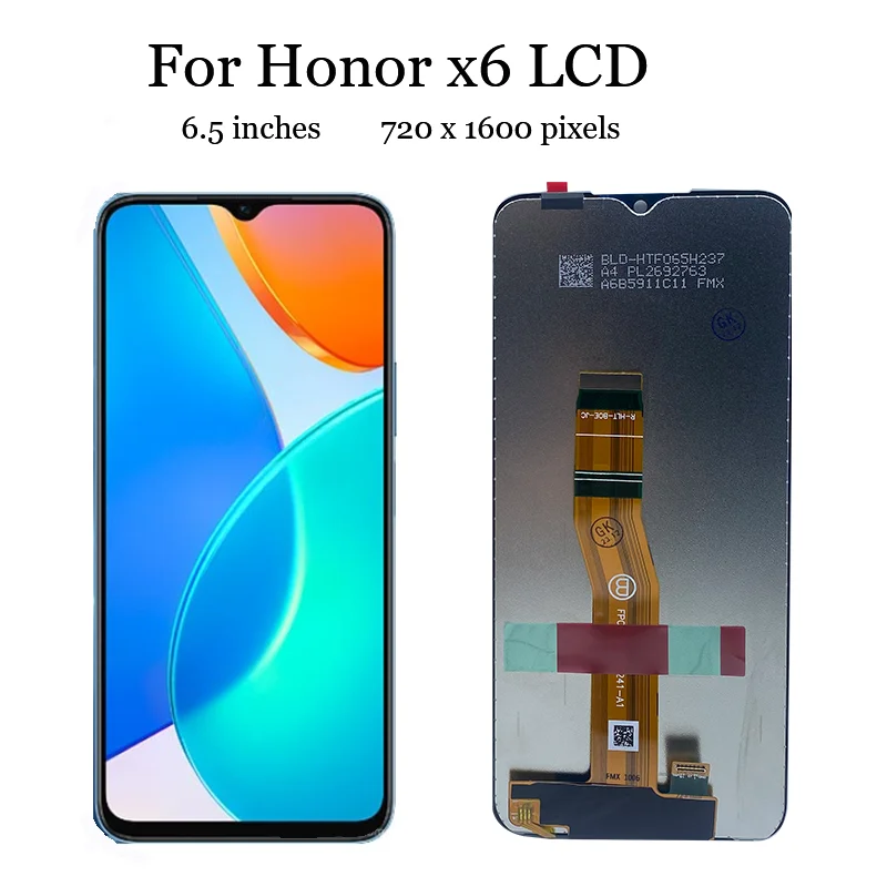 100% Tested For Honor X6 LCD Display Touch Screen Digitizer Assembly For Honorx6 VNE-LX1, VNE-LX2, VNE-LX3 Display With Frame