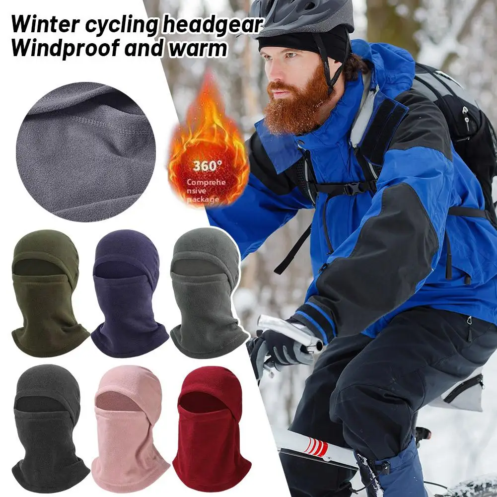 Winter Windproof Face Mask Warmth Anti-dust Outdoor Climbing Head Warmer Masks Ski Neck Cover Cycling Face Face Sports Y4B0