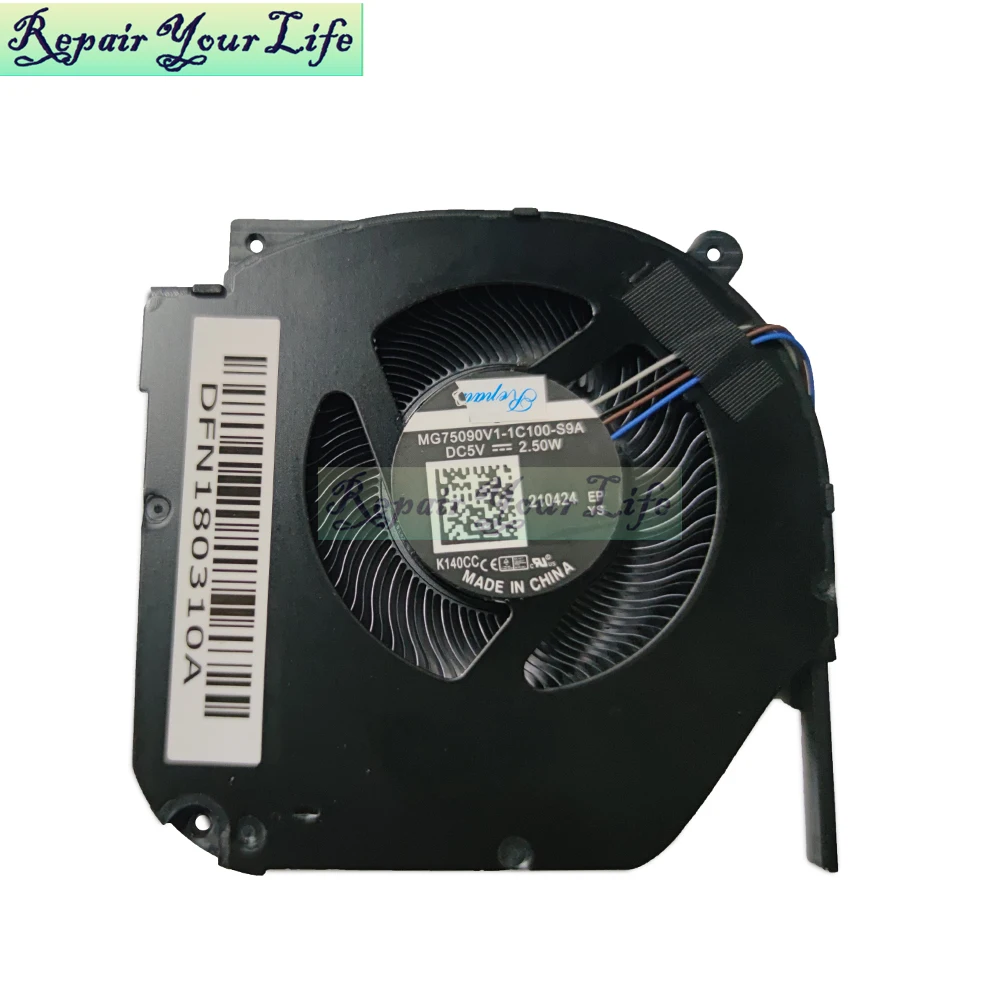 CPU GPU Cooling Fan For Medion Erazer Beast X40 MD62611 MD62507 MD62505 EG75090V1-1C100-S9A 13NR0110P01012 Notebook Cooler Fans
