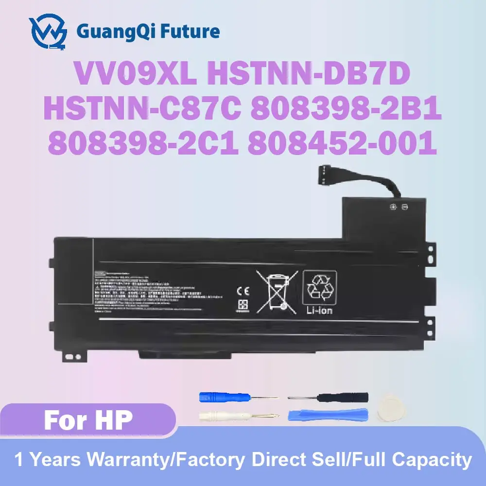 VV09XL 90Wh Battery for HP ZBook 15 G3 G4 Series 808398-2B1 808398-2C2 808452-001 808452-002 HSTNN-C87C HSTNN-DB7D 808398-2C1