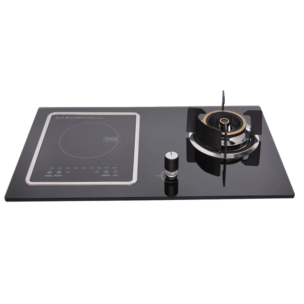 Kitchen Hob Dual-purpose Embedded Stove Household Gas Stove Induction Electric Cooker Gas Burner Induction Cooker