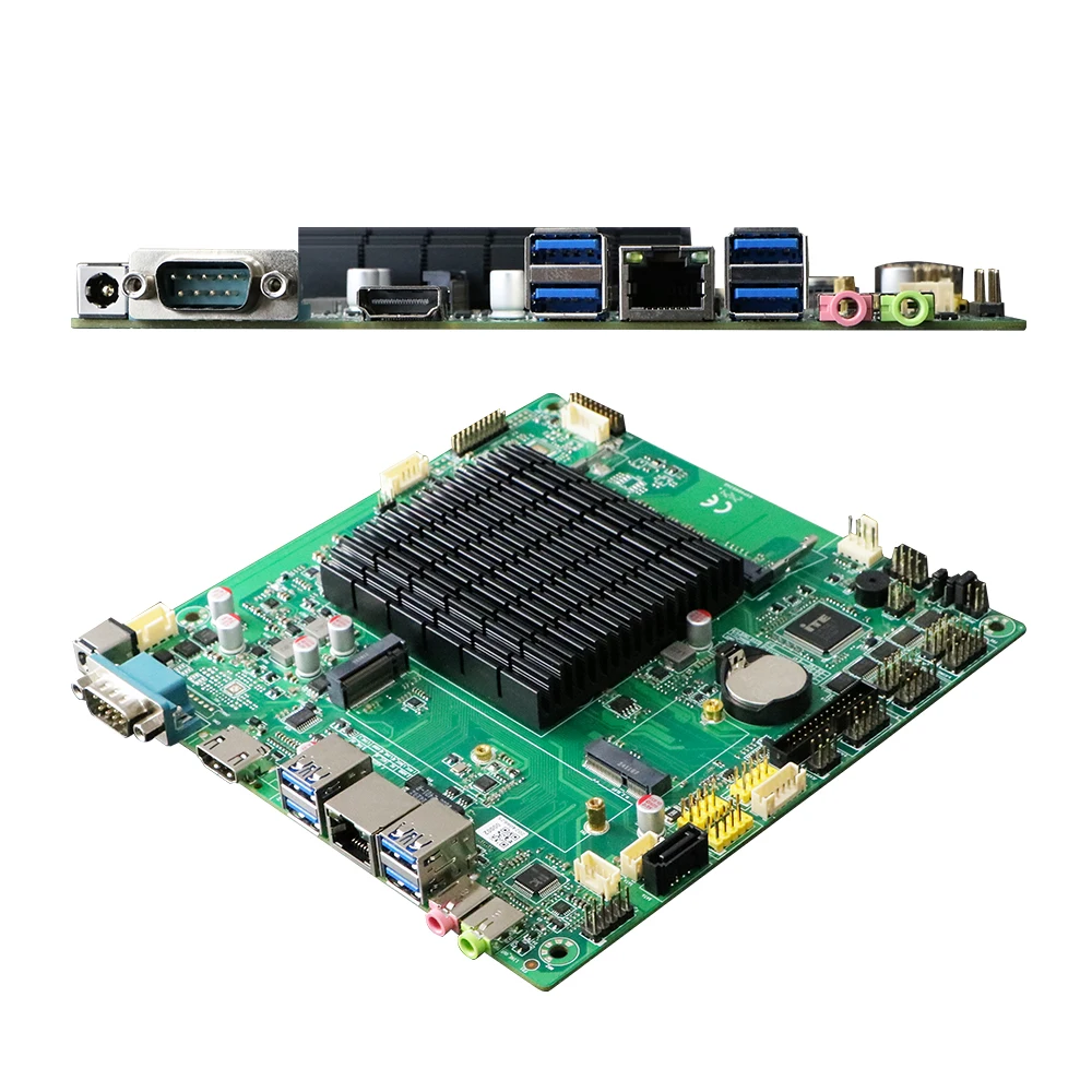 J6412  Motherboard with VGA Standard ITX 17x 17 1RJ45 Lan Pcb