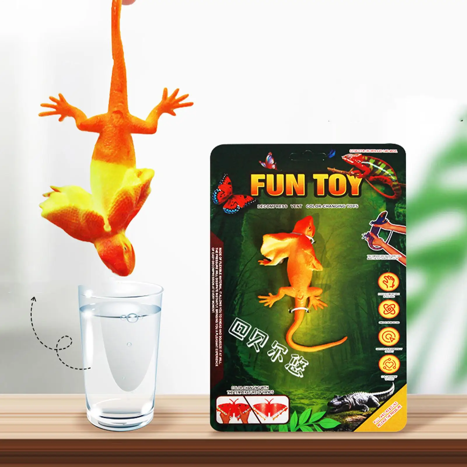 ألعاب حمام متغيرة الألوان 6 قطع سحلية قابلة للتمدد على شكل حيوانات هدايا للحفلات الفصول الدراسية للبنين والبنات والأطفال من سن 3 سنوات للمدرسة المنزلية