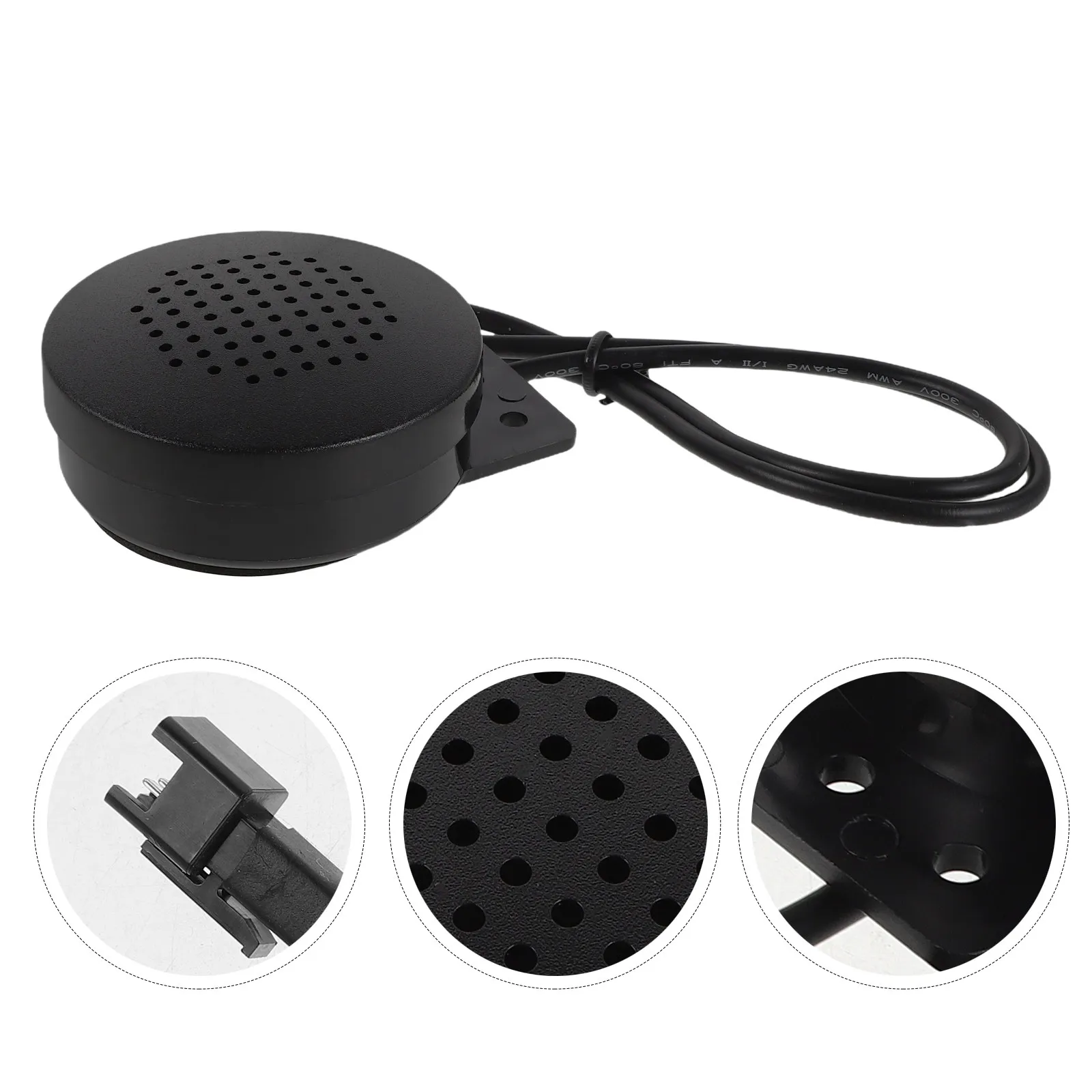 2-Wire Compact Car Horn Speaker High Penetration Alert Sound System Automotive Audio Accessory for Easy Installation Car Horn