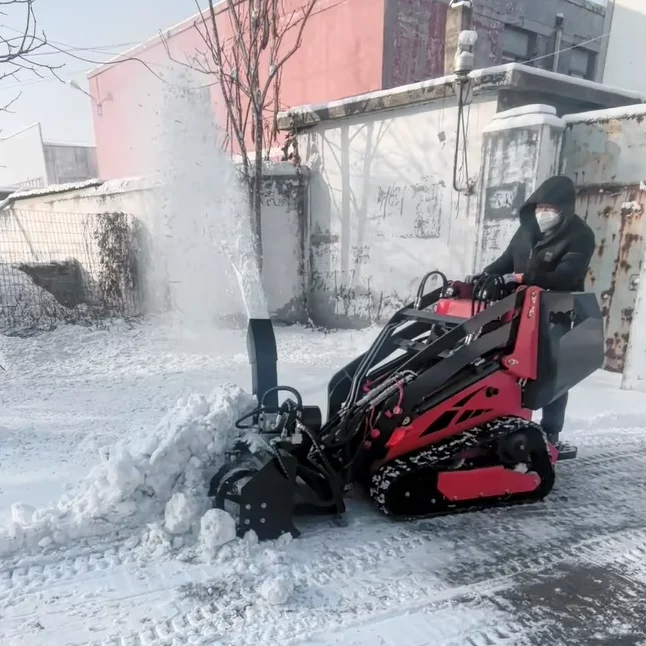 New Type  DRT450 Mini Skid Steer Track Loader Walk Behind Crawler EPA  Skid Steer Loader Attachments For Sale