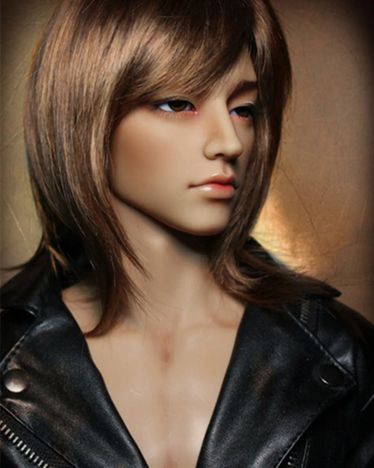 bjd sd hot sale boy 1/4 body 49.5 cm fid body free eyes faceup low price to papua new guinea