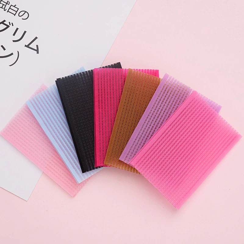 10 Pcs Mixed Colors Seamless Bangs Styling Stickers Fashion Simple Broken Hair Small Stickers Female Hairpin Headwear