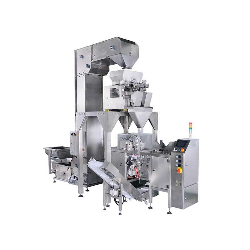 High Productivity 1kg-5kg rice packing machine bag bean grain nut food weighing packaging machine with Linear Weigher