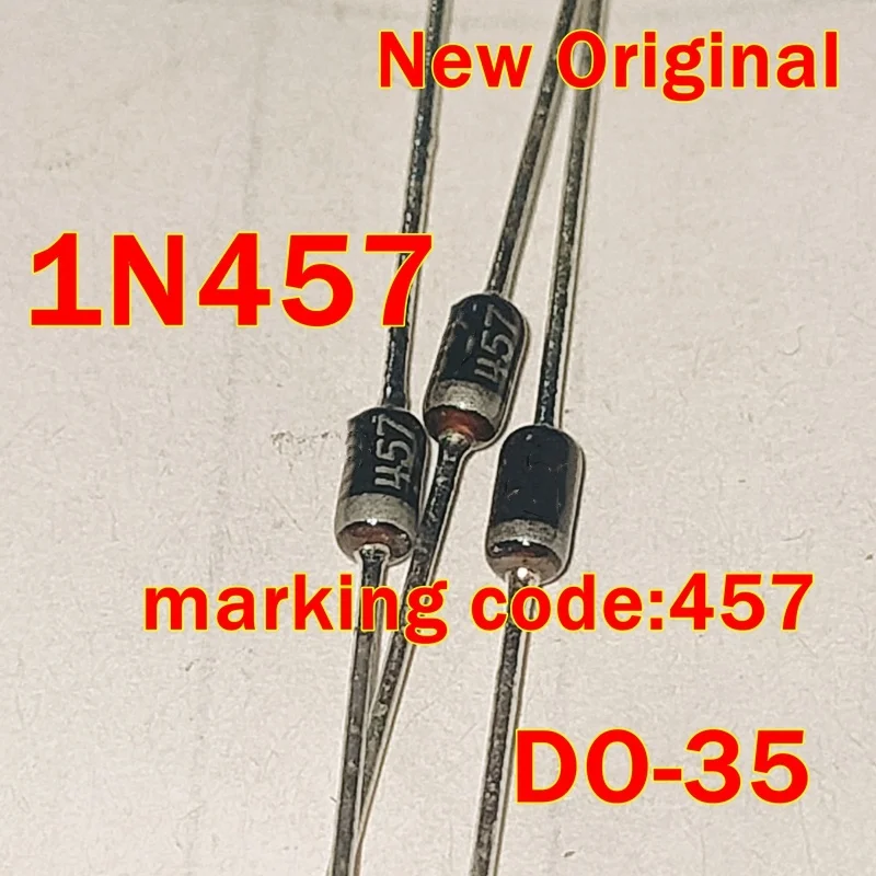 

1pcs to 100pcs 1N457 DO-35 New Original marking code:457 High Conductance Low Leakage Diode