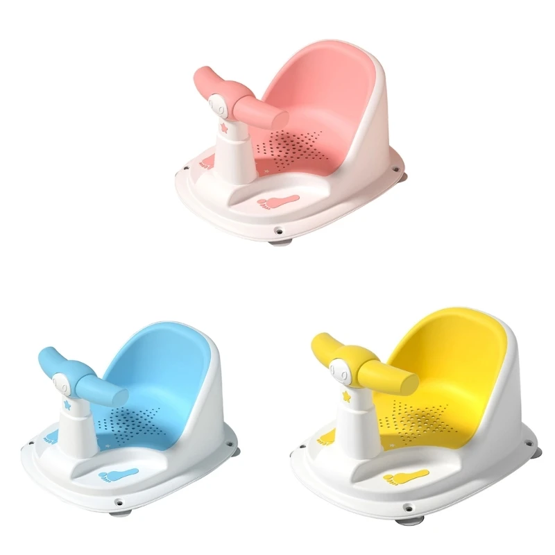 

Comfortable Baby Bathing Solution Strong Suction Cup Bathtub for Toddlers QX2D