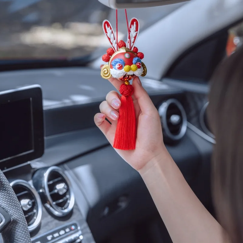 

China Wind rabbit Car Air Freshener perfume Automobile Interior Perfume Clip creative hanging Fragrance Ornament Car Accessories